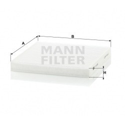 MANN фильтр салонный SMART Fortwo 0.8CDi, 1.0 07-12